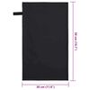 vidaXL Αθλητικές Πετσέτες 2 pcs Μαύρο 50 x 30 cm
