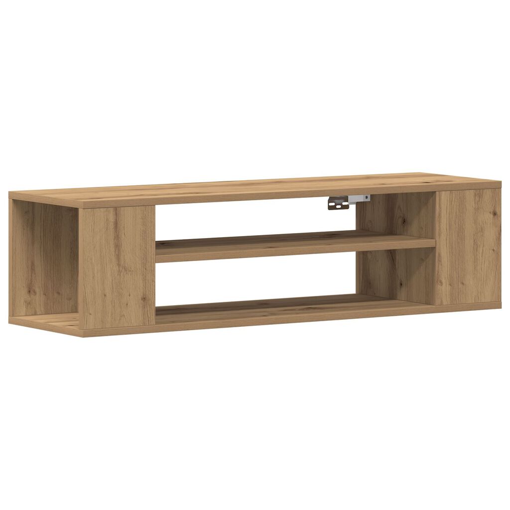 vidaXL Κάτοικος TV Τοίχου Μάστερ Οξιά 100x30x26,5 εκ. Επεξεργασμένο Ξύλο