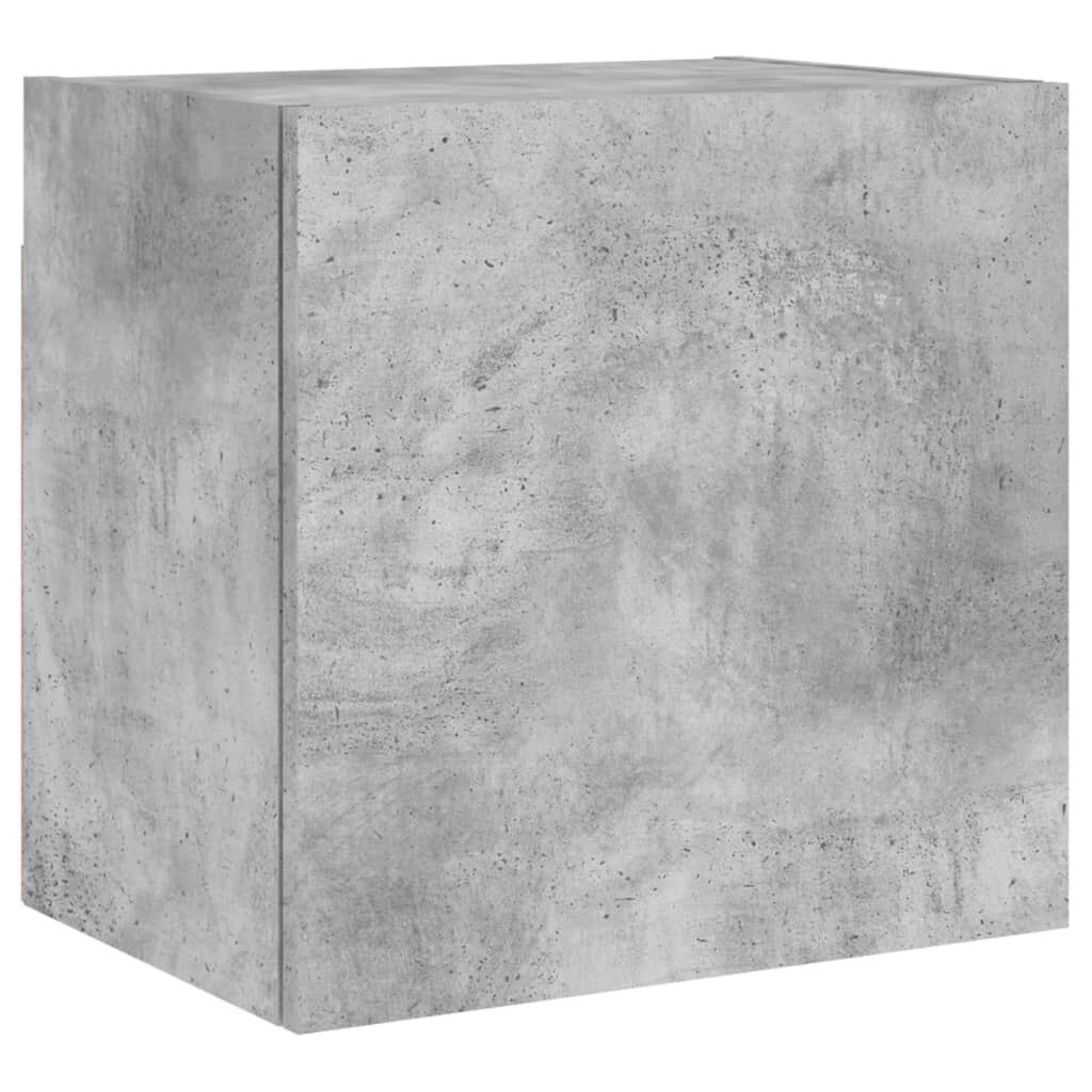 vidaXL Έπιπλα Τηλεόρασης 2 τεμ. Γκρι Σκυρ. 40,5x30x40εκ Επεξ. Ξύλο