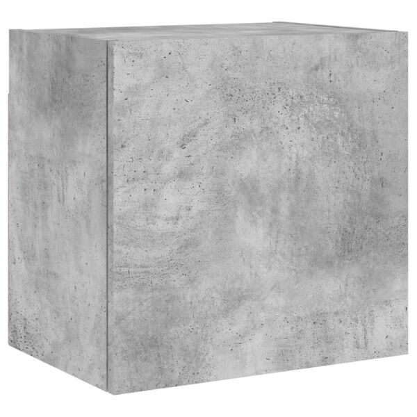vidaXL Έπιπλα Τηλεόρασης 2 τεμ. Γκρι Σκυρ. 40,5x30x40εκ Επεξ. Ξύλο