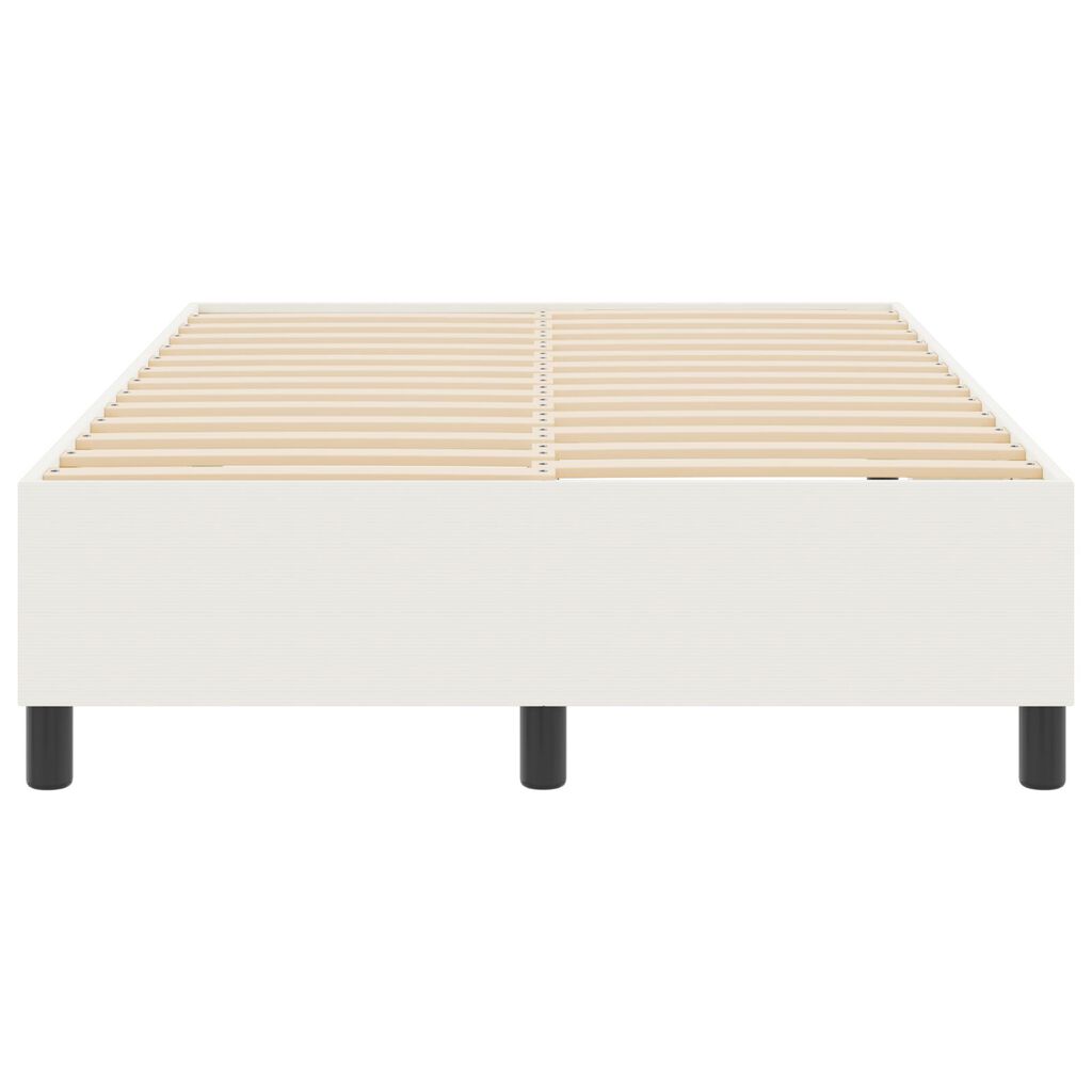 vidaXL Κρεβάτι Box Spring Κρεμ 120x200 εκ από κορντούρα