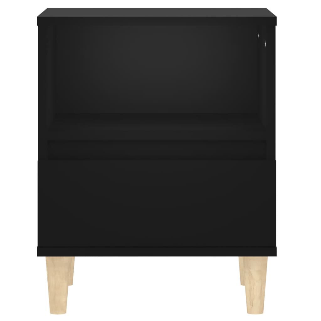 vidaXL Κομοδίνο Μαύρο 40 x 35 x 50 εκ.