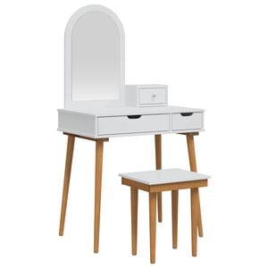 vidaXL &Sigma;&epsilon;&tau; &Tau;&rho;&alpha;&pi;&epsilon;&zeta;&iota;&omicron;ύ &Mu;&alpha;&kappa;&iota;&gamma;&iota;ά&zeta; FAUSKE 4 pcs &Lambda;&epsilon;&upsilon;&kappa;ό 76 x 50 x 143 &epsilon;&kappa;