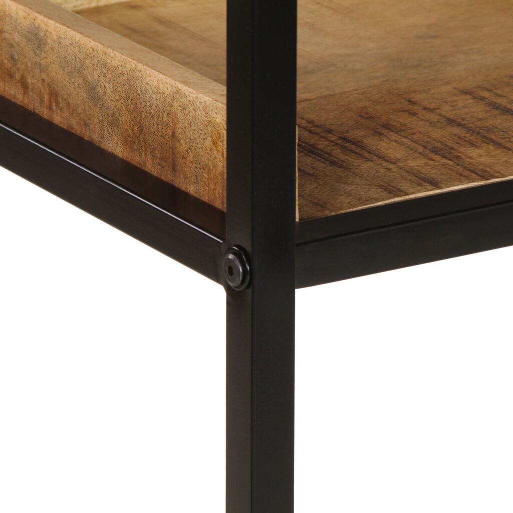 vidaXL Βιβλιοθήκη 70x35x110 εκ. Μασίφ Ξύλο Χοντρό Μάνγκο