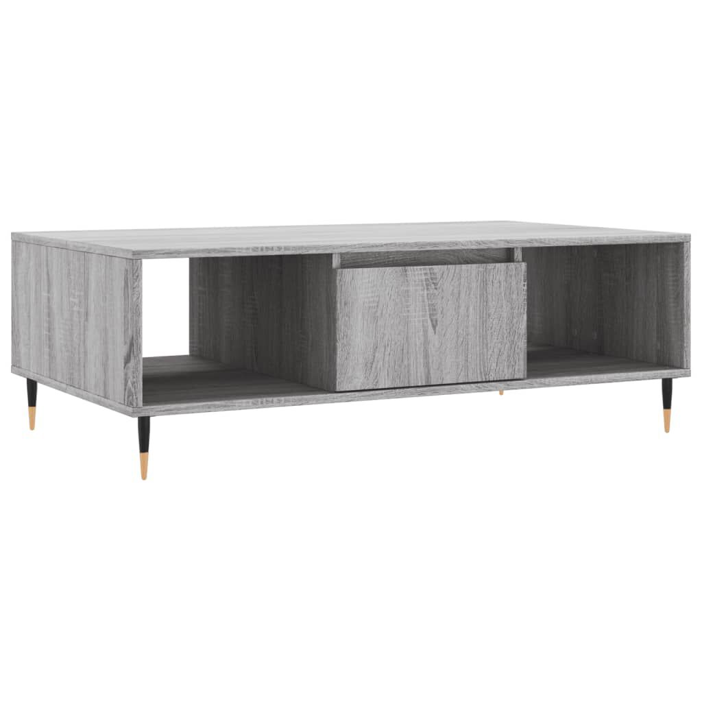 vidaXL Τραπεζάκι Σαλονιού Γκρι Sonoma 104x60x35 εκ. Επεξεργασμένο Ξύλο