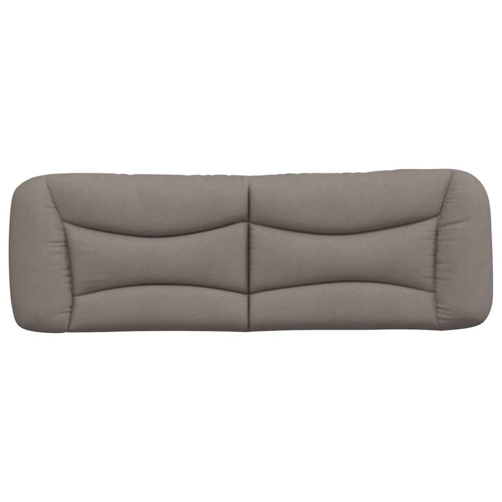 vidaXL Μαξιλάρι για Κεφαλάρι Taupe 160 εκ. Υφασμάτινο