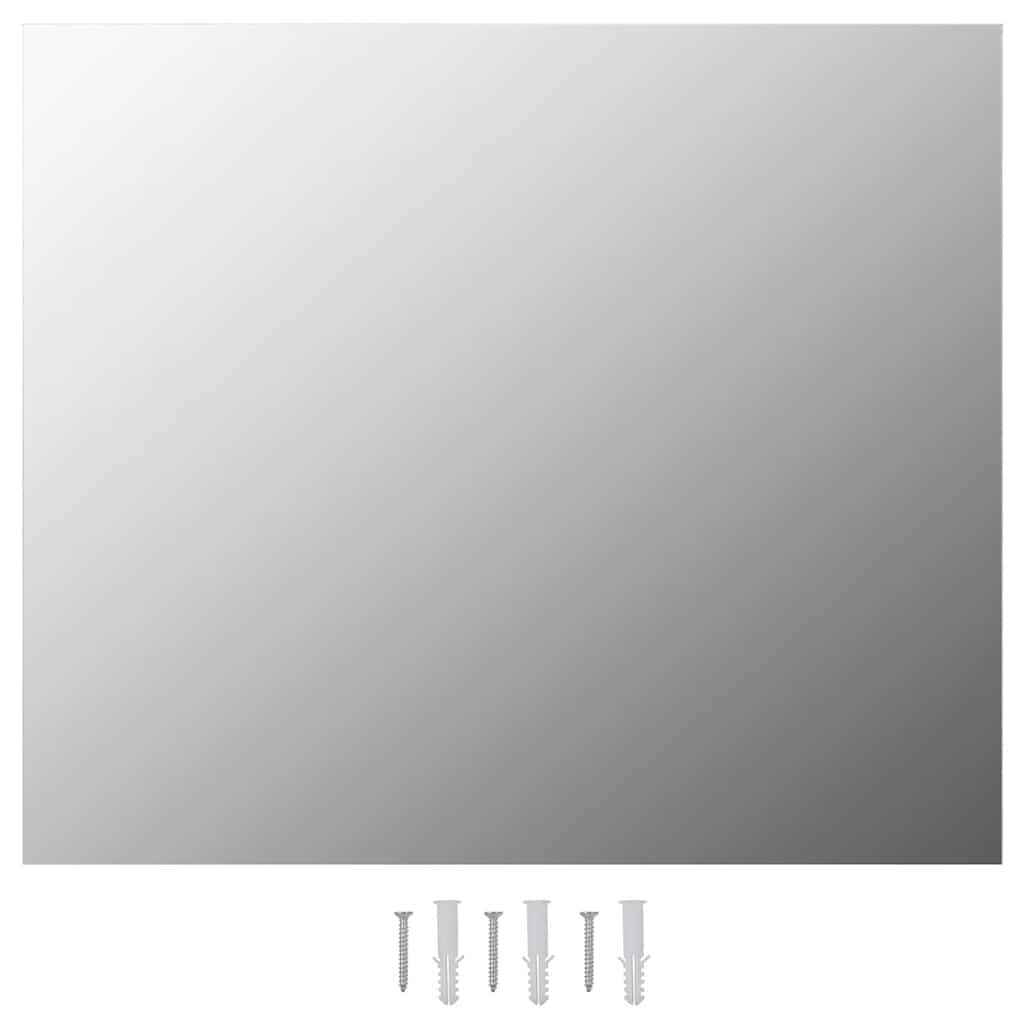 vidaXL Καθρέφτης 80 x 60 εκ. Γυάλινος Χωρίς Πλαίσιο