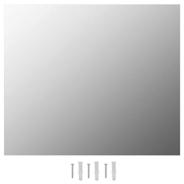 vidaXL Καθρέφτης 80 x 60 εκ. Γυάλινος Χωρίς Πλαίσιο