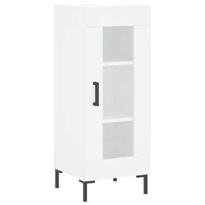 vidaXL Ντουλάπι Λευκός 34,5 x 34 x 180 εκ. από Επεξεργασμένο Ξύλο