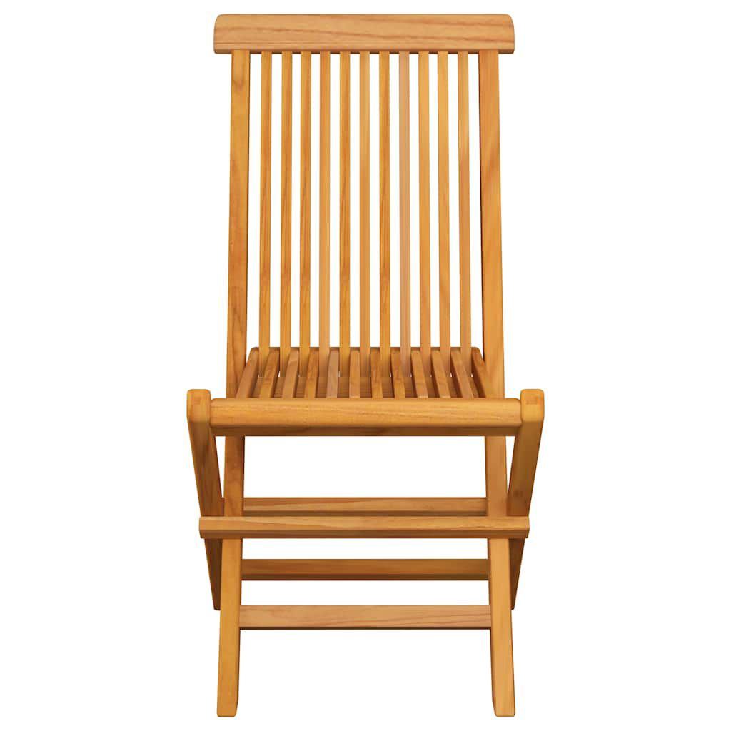 vidaXL Καρέκλες Κήπου 4 τεμ. από Μασίφ Ξύλο Teak με Taupe Μαξιλάρια