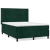 vidaXL &Kappa;&rho;&epsilon;&beta;ά&tau;&iota; Boxspring &mu;&epsilon; &Sigma;&tau;&rho;ώ&mu;&alpha; &Sigma;&kappa;&omicron;ύ&rho;&omicron; &Pi;&rho;ά&sigma;&iota;&nu;&omicron; 140x200&epsilon;&kappa;. &Beta;&epsilon;&lambda;&omicron;ύ&delta;&iota;&nu;&omicron;