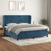 vidaXL &Kappa;&rho;&epsilon;&beta;ά&tau;&iota; Boxspring &mu;&epsilon; &Sigma;&tau;&rho;ώ&mu;&alpha; &Sigma;&kappa;&omicron;ύ&rho;&omicron; &Mu;&pi;&lambda;&epsilon; 200x200 &epsilon;&kappa;. &Beta;&epsilon;&lambda;&omicron;ύ&delta;&iota;&nu;&omicron;