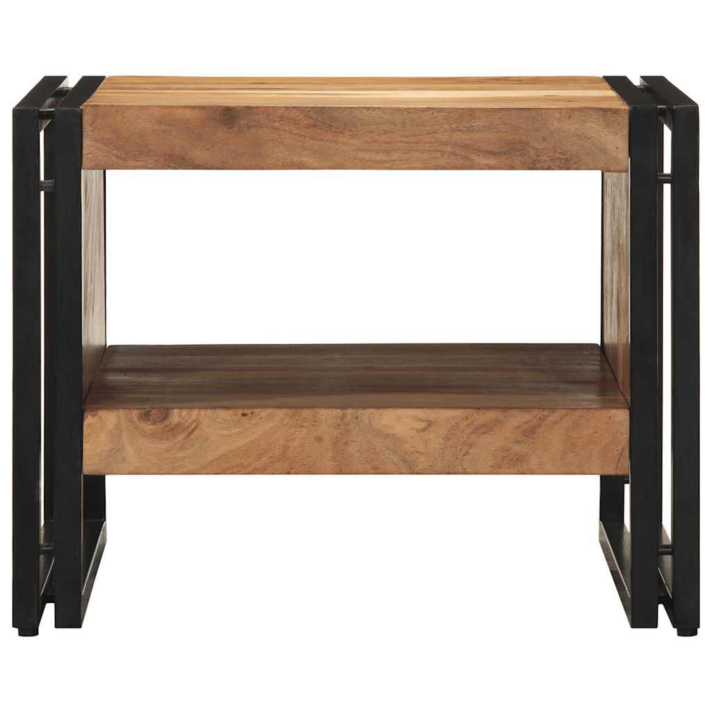 vidaXL Τραπεζάκι σαλονιού 50x50x38 cm μασίφ ξύλο ακακίας