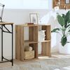 vidaXL Βιβλιοθήκη Αρτισιανή Δρυς 68,5x32x68,5 εκ. Επεξεργασμένο Ξύλο