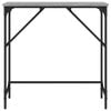 vidaXL Τραπέζι Κονσόλα Γκρι Sonoma 75x32x75 εκ. Επεξεργασμένο Ξύλο