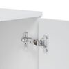 vidaXL Μπουφές VIKEN Λευκός 80 x 40 x 80 εκ. από Επεξεργασμένο Ξύλο