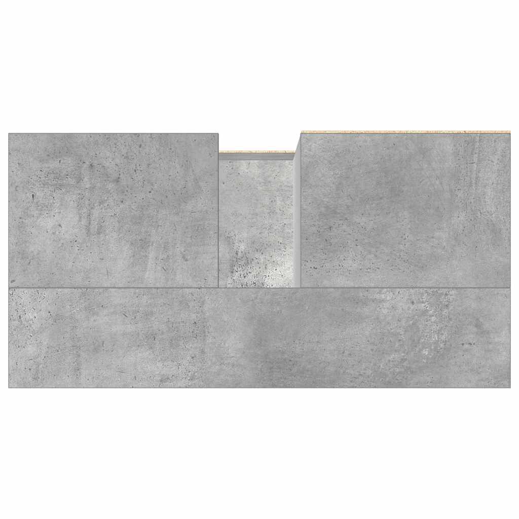 vidaXL ντουλάπι νεροχύτη σκυρόδεμα γκρι 65x33x60cm κατασκευασμένο ξύλο