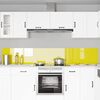 vidaXL Πίσω Πάνελ Κουζίνας 2 pcs Κίτρινο 120 x 40 cm σκληρυμένο γυαλί