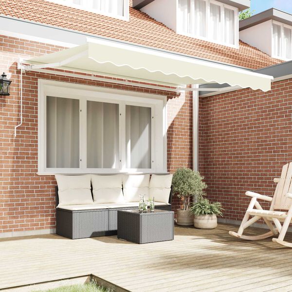 vidaXL Σκηνίτσα Αναδιπλούμενη Κρεμ 250x200 cm