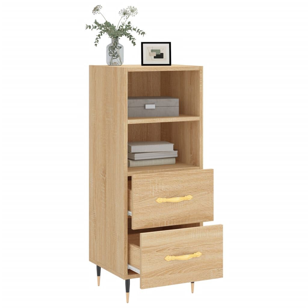 vidaXL Ντουλάπι Sonoma Δρυς 34,5x34x90 εκ. από Επεξεργασμένο Ξύλο