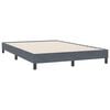 vidaXL Box Spring &Kappa;&rho;&epsilon;&beta;ά&tau;&iota; &mu;&epsilon; &sigma;&tau;&rho;ώ&mu;&alpha; &Sigma;&kappa;&omicron;ύ&rho;&omicron; &gamma;&kappa;&rho;&iota; 140x220 cm &Beta;&epsilon;&lambda;&omicron;ύ&delta;&iota;&nu;&omicron;
