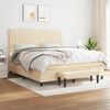 vidaXL &Kappa;&rho;&epsilon;&beta;ά&tau;&iota; Boxspring &mu;&epsilon; &Sigma;&tau;&rho;ώ&mu;&alpha; &Kappa;&rho;&epsilon;&mu; 180x200 &epsilon;&kappa;. &Upsilon;&phi;&alpha;&sigma;&mu;ά&tau;&iota;&nu;&omicron;