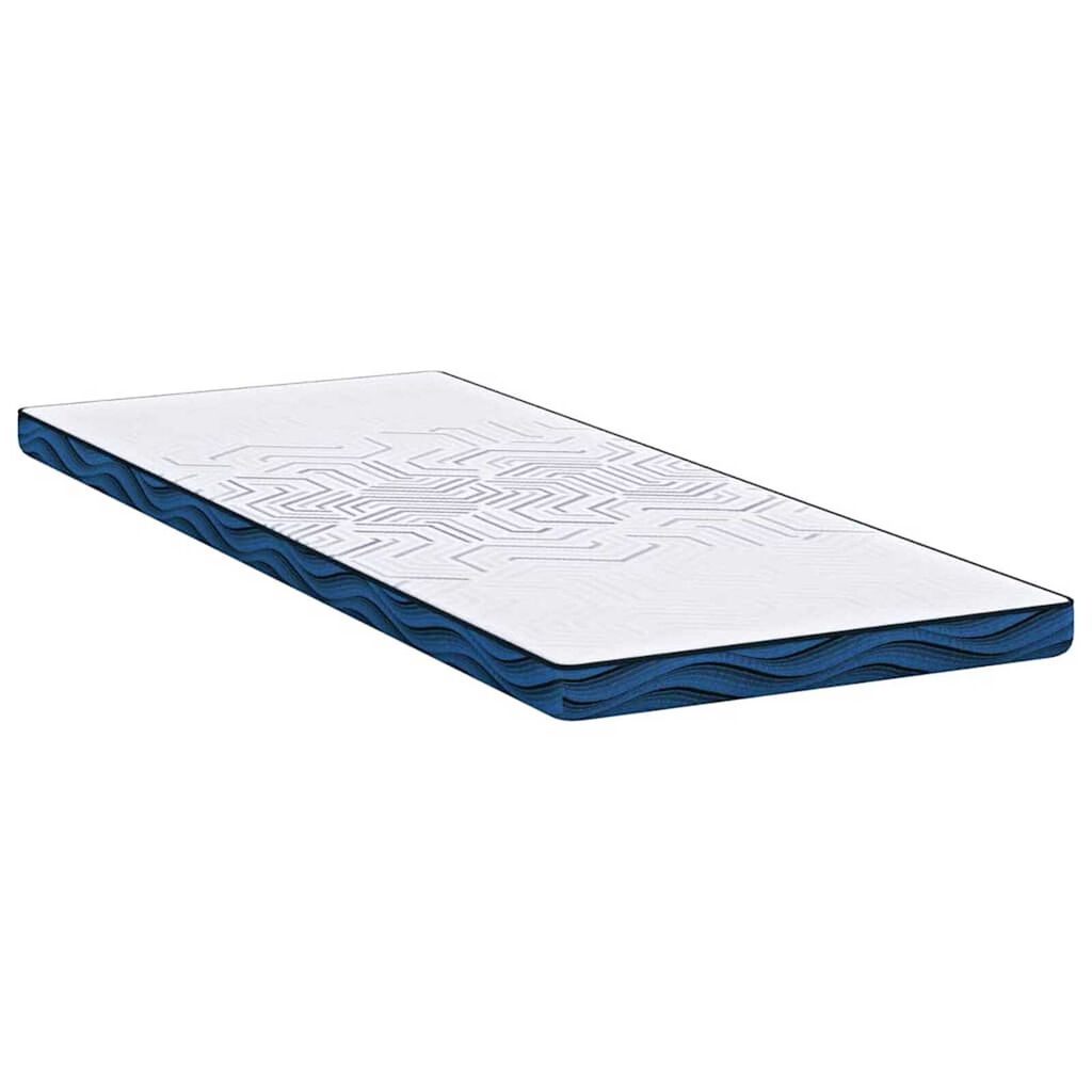 vidaXL Στρώματα Λευκό και μπλε 70 x 200 cm Αφρός μνήμης τζελ