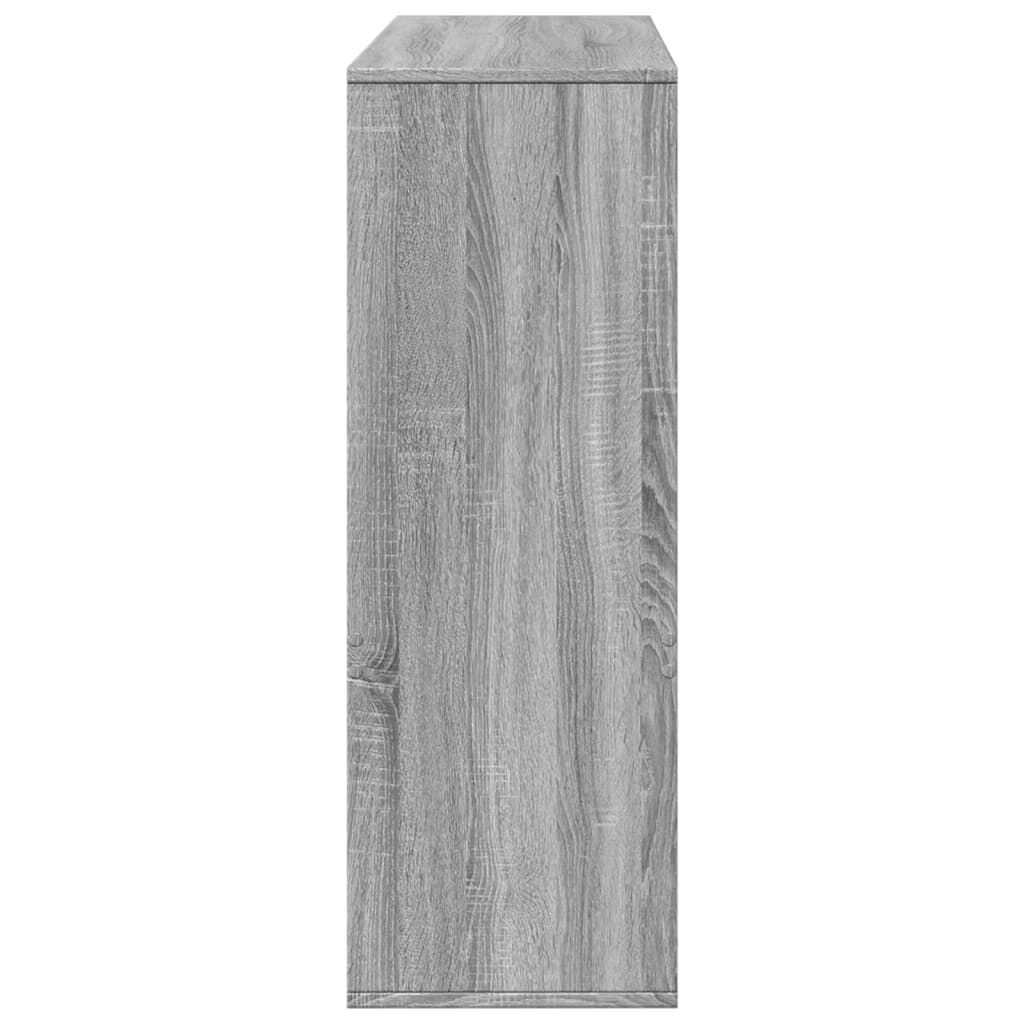 vidaXL Βιβλιοθήκη/Διαχωριστικό Χώρου Γκρι 100x33x94,5 εκ. Επεξ. Ξύλο