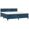 vidaXL &Kappa;&rho;&epsilon;&beta;ά&tau;&iota; Boxspring &mu;&epsilon; &Sigma;&tau;&rho;ώ&mu;&alpha; & LED &Sigma;&kappa;. &Mu;&pi;&lambda;&epsilon; 160x200&epsilon;&kappa;. &Beta;&epsilon;&lambda;&omicron;ύ&delta;&iota;&nu;&omicron;