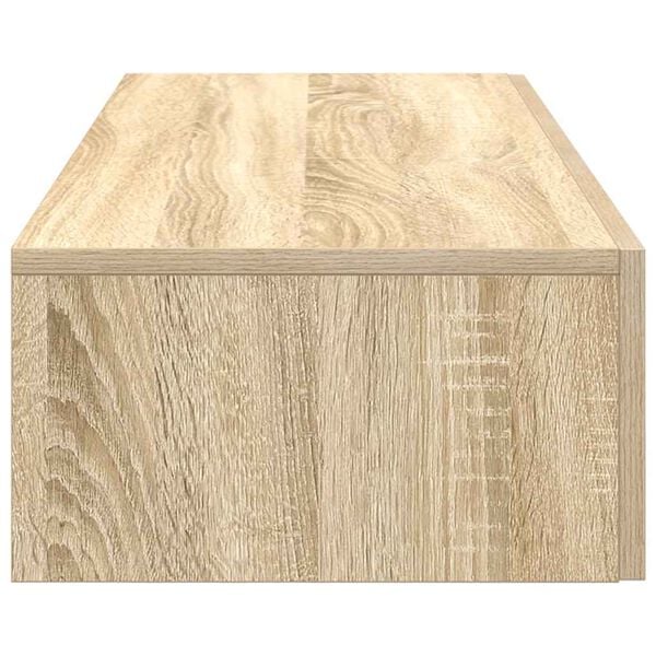vidaXL Ράφι τοίχου με συρτάρια Δρυς sonoma 60x26,5x15 cm
