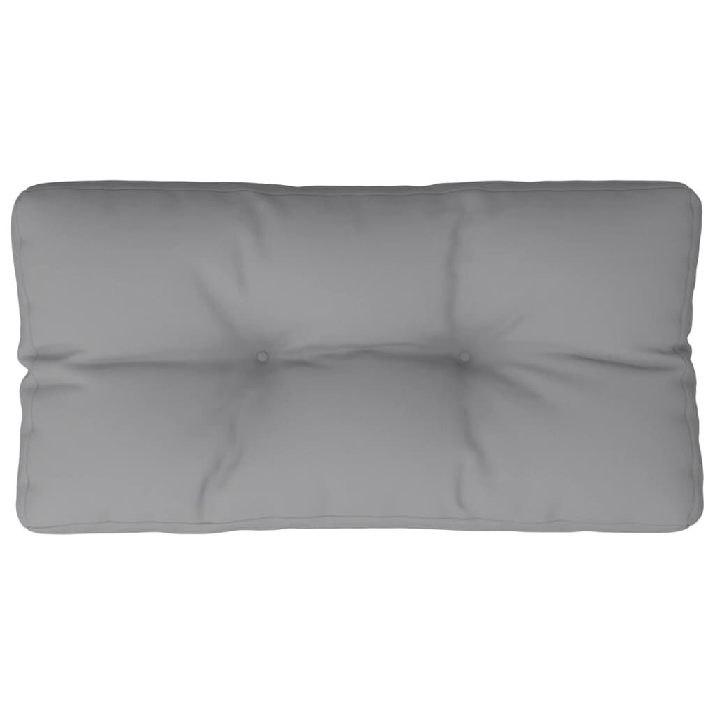 vidaXL Μαξιλάρι Παλέτας Γκρι 70 x 40 x 12 εκ. Υφασμάτινο
