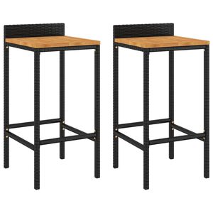 vidaXL &Sigma;&kappa;&alpha;&mu;&pi;ό &Mu;&pi;&alpha;&rho; 2 &tau;&epsilon;&mu;. &Mu;&alpha;ύ&rho;&alpha; &Sigma;&upsilon;&nu;&theta;&epsilon;&tau;&iota;&kappa;ό &Rho;&alpha;&tau;ά&nu;/ &Mu;&alpha;&sigma;ί&phi; &Xi;ύ&lambda;&omicron; &Alpha;&kappa;&alpha;&kappa;ί&alpha;&sigmaf;