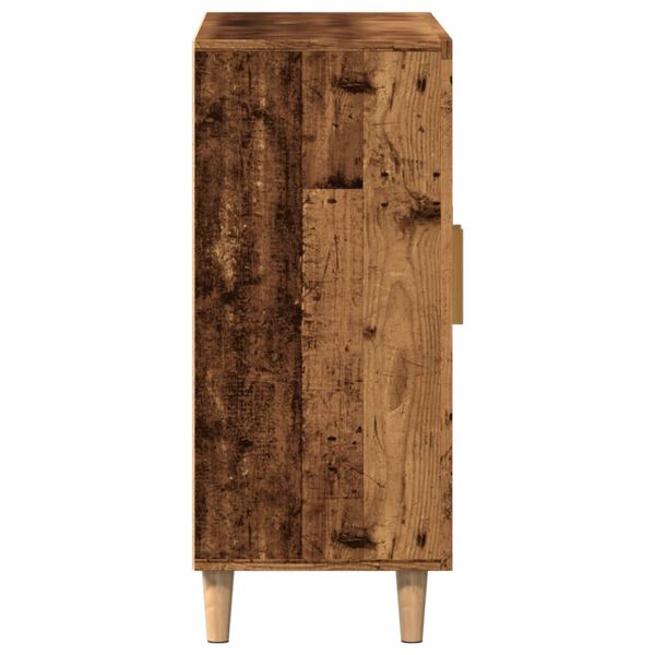 vidaXL Ντουλάπι Παλαιό Ξύλο 90 x 34 x 80 εκ. από Επεξεργασμένο Ξύλο