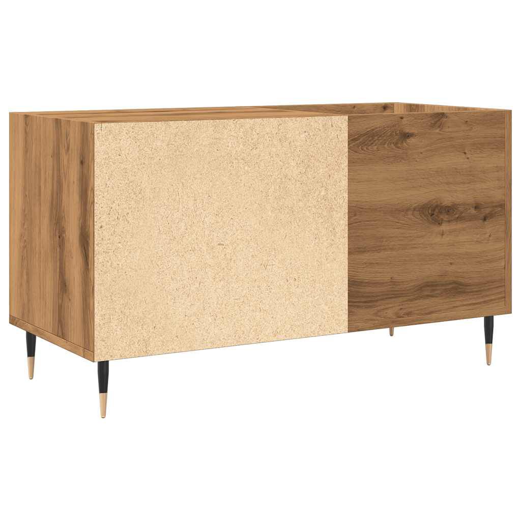 ντουλάπι δίσκων vidaXL Δρυς τεχνίτης 84,5x38x48 cm Κατασκευασμένο ξύλο