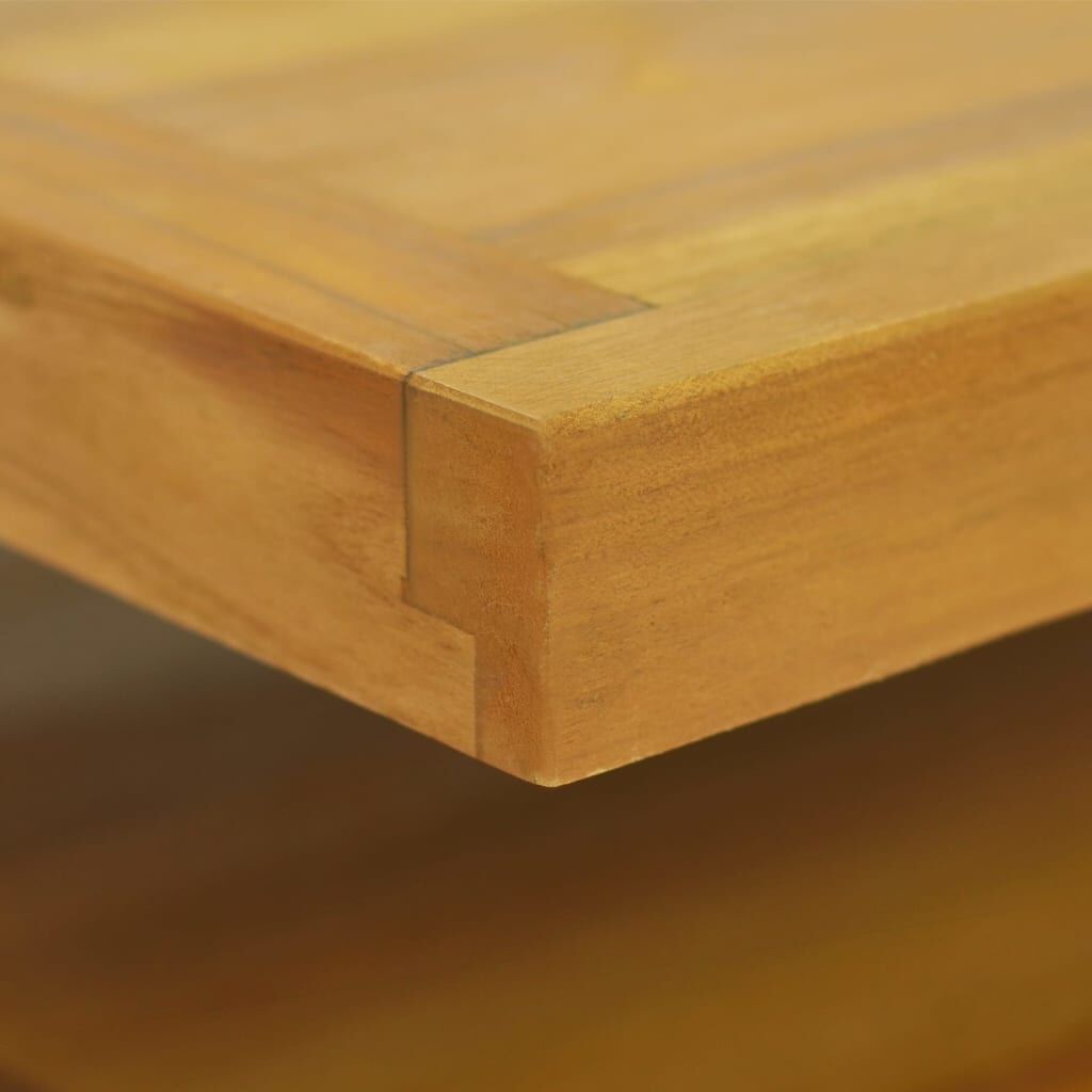 vidaXL Έπιπλο Μπάνιου Επιτοίχιο 110 x 40 x 30 εκ. από Μασίφ Ξύλο Teak