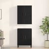 vidaXL Highboard 2 pcs &Mu;&alpha;ύ&rho;&eta; &delta;&rho;&upsilon;&sigmaf; 69,5 x 34 x 180 &epsilon;&kappa;.