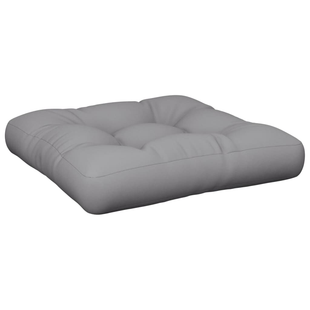 vidaXL Μαξιλάρι Παλέτας Γκρι 50 x 50 x 12 εκ. Υφασμάτινο