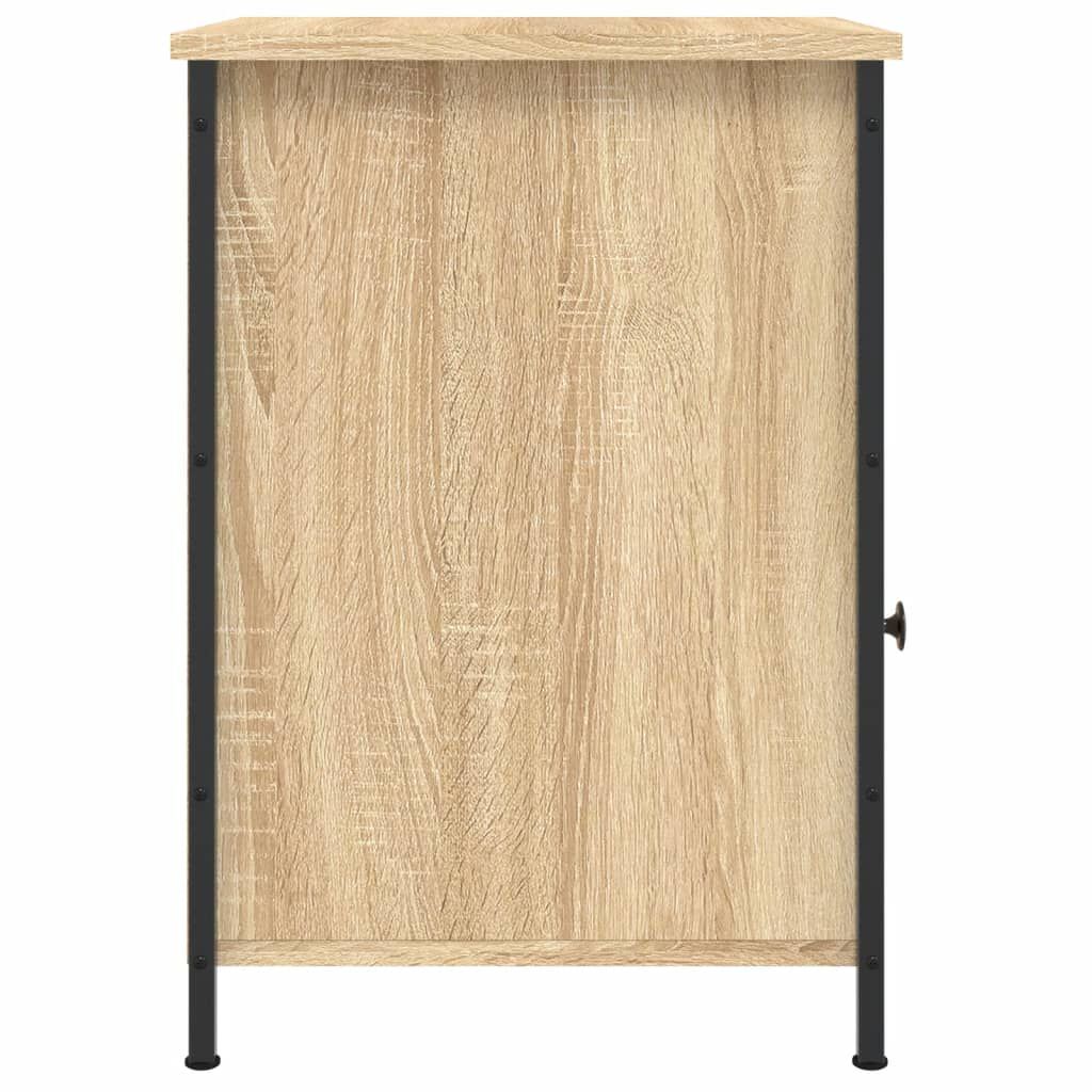 vidaXL Κομοδίνο Sonoma Δρυς 40 x 42 x 60 εκ. από Επεξεργασμένο Ξύλο
