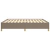 vidaXL Σκελετός Κρεβατιού Χωρίς Στρώμα Taupe 180x200 εκ. Υφασμάτινο