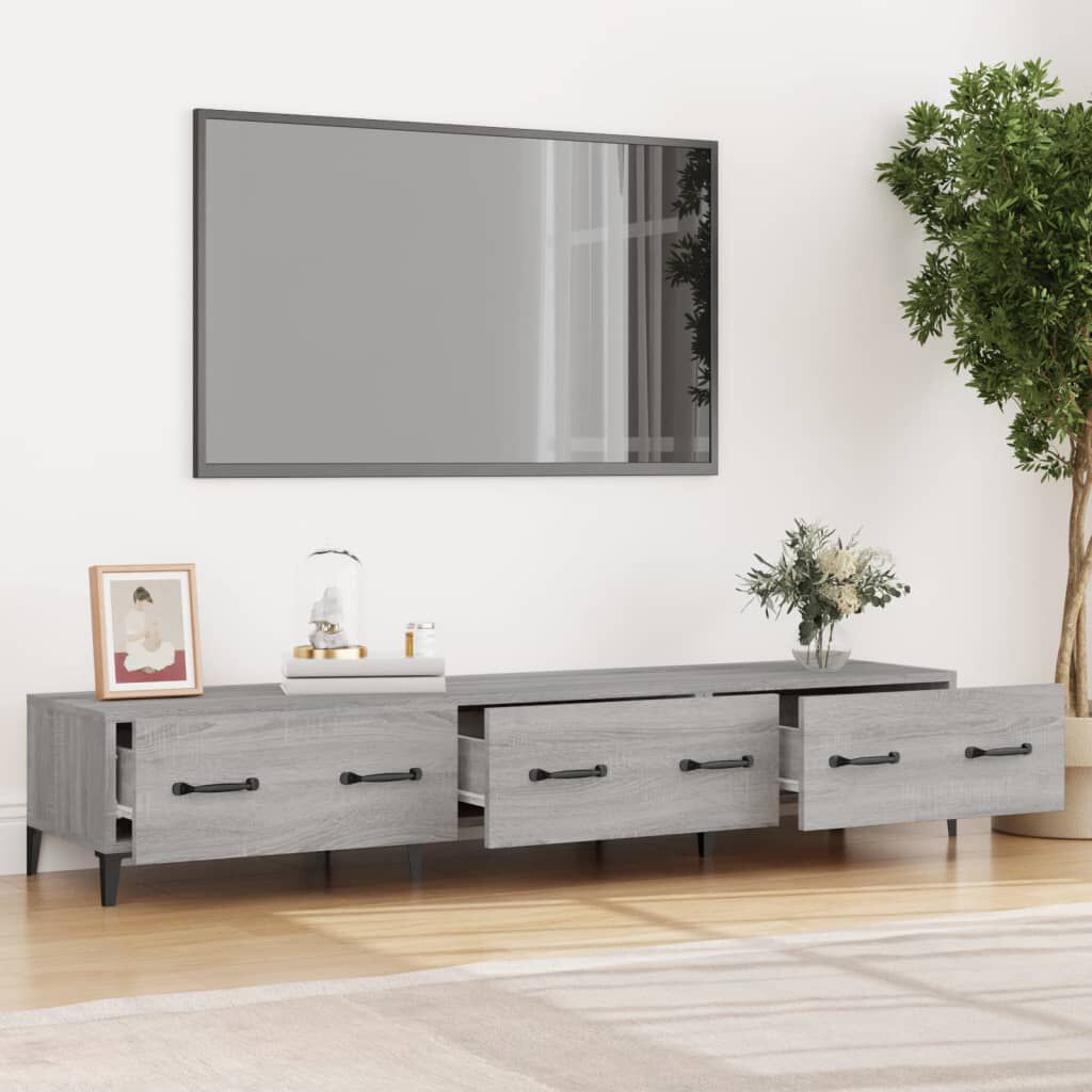vidaXL Έπιπλο Τηλεόρασης Γκρι Sonoma 150x34,5x30εκ. Επεξεργασμένο Ξύλο