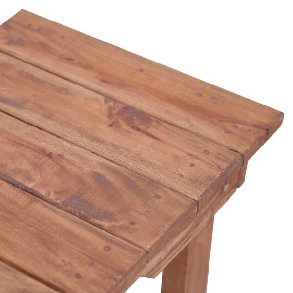 vidaXL Βοηθητικό Τραπέζι 70 x 35 x 60 εκ. από Μασίφ Μαόνι