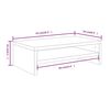 vidaXL Βάση Οθόνης Γκρι Sonoma 42 x 24 x 13 εκ. από Επεξεργασμένο Ξύλο