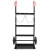 vidaXL Χειροκίνητο Καρότσι Μαύρο και Κόκκινο 63 x 43,5 x 110 εκ Ατσάλι