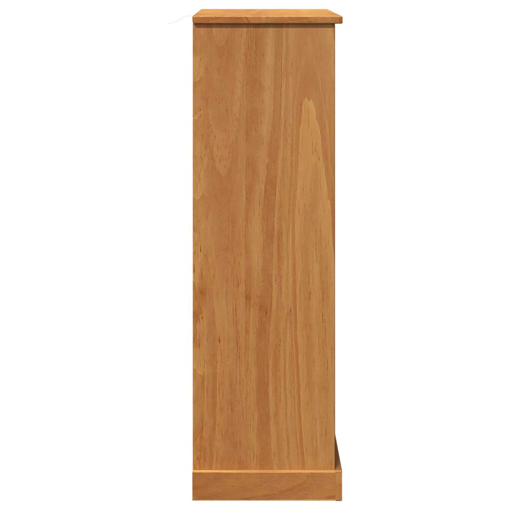 vidaXL Ντουλάπι Μπάνιου καφέ μελί 68 x 34 x 110 εκ. Μασίφ ξύλο πεύκου