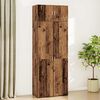 vidaXL Ντουλάπι αποθήκευσης Παλαιό ξύλο 80 x 42.5 x 225 εκ