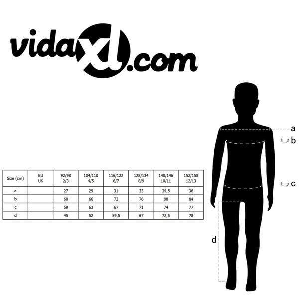 vidaXL Κοστούμι Παιδικό Επίσημο 3 Τεμαχίων Ναυτ. Μπλε Μέγεθος 128/134