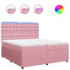 vidaXL &Kappa;&rho;&epsilon;&beta;ά&tau;&iota; Boxspring &mu;&epsilon; &Sigma;&tau;&rho;ώ&mu;&alpha; &Rho;&omicron;&zeta; 200x200 &epsilon;&kappa;. &Beta;&epsilon;&lambda;&omicron;ύ&delta;&iota;&nu;&omicron;