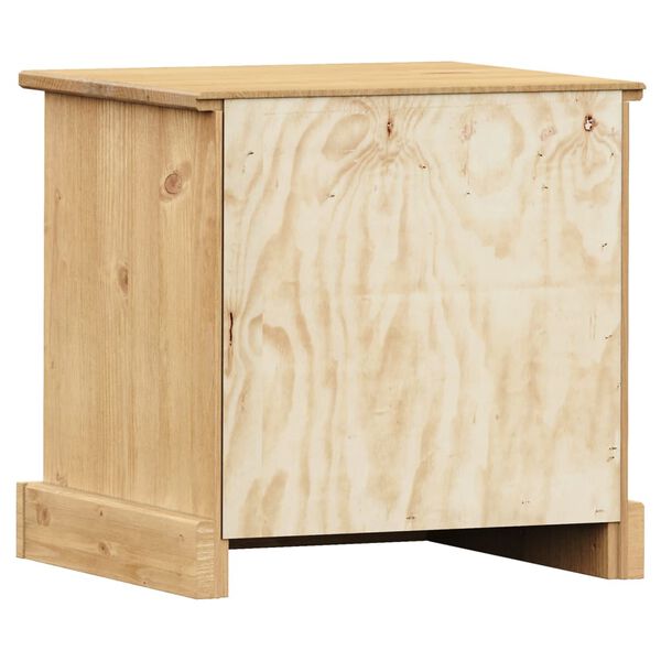 vidaXL Κομοδίνο VIGO 42 x 35 x 42 εκ. από Μασίφ Ξύλο Πεύκου