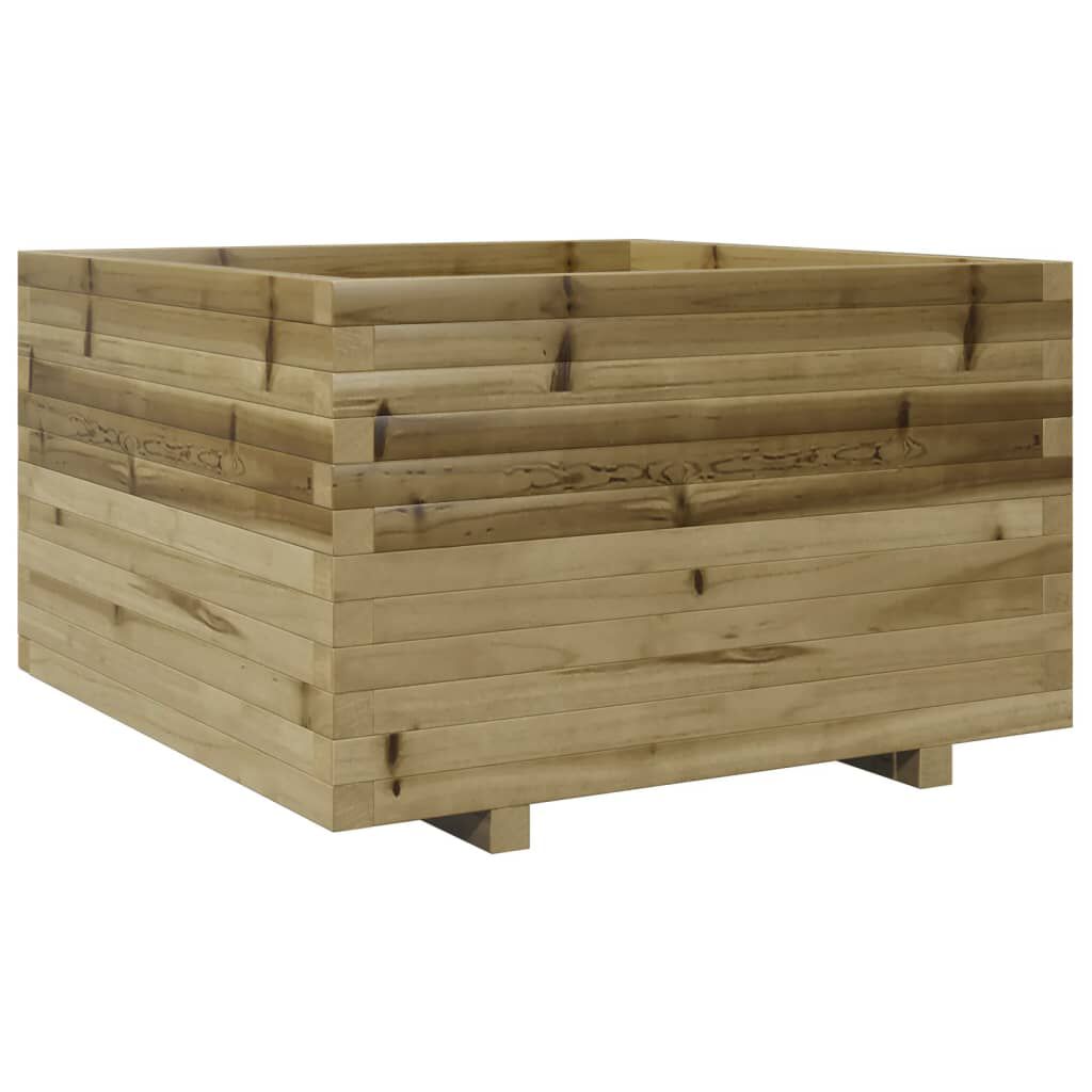 vidaXL Ζαρντινιέρα Κήπου 80x80x49,5 εκ. από Εμποτισμένο Ξύλο Πεύκου