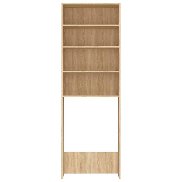 vidaXL Ντουλάπι Πλυντηρίου Sonoma Δρυς 64 x 24 x 190 εκ.